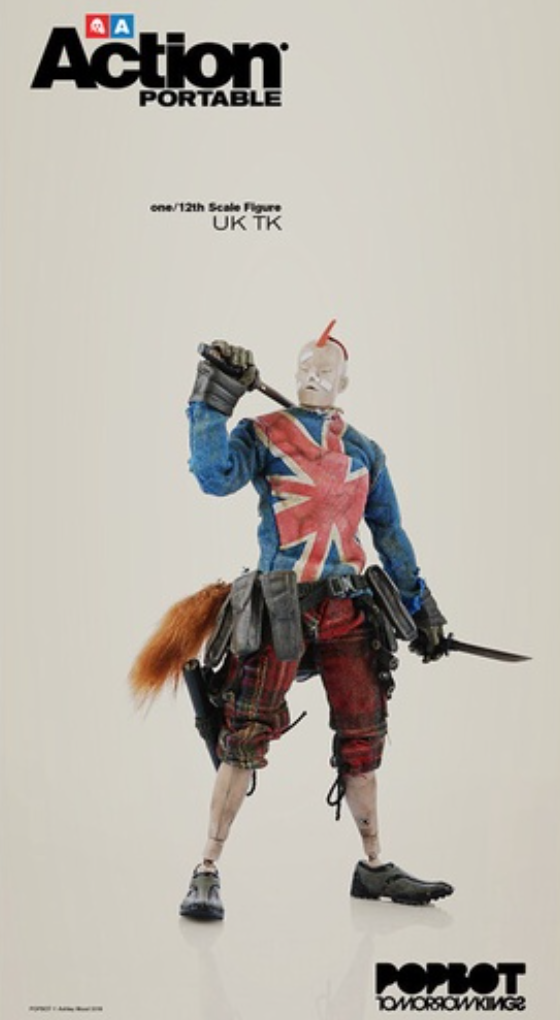ThreeA 3AA Toys 1/12 Ashley Wood Tomorrow King UK TK 6" Action Figure