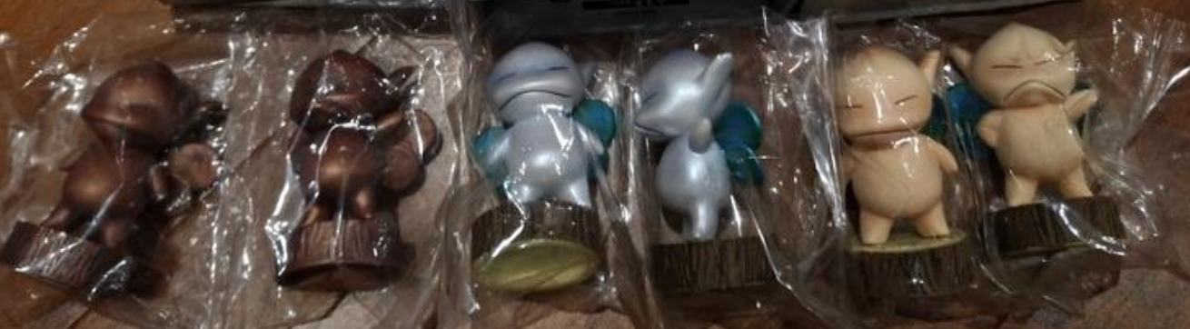 Art Of War Berserk Vol 2 Kuri Puck 3 Trading Figure Set