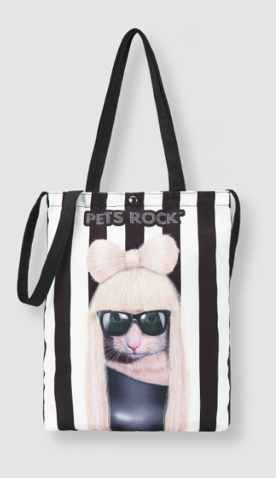 Pets Rock Taiwan Family Mart Limited Polyester Tote Side Bag Type A