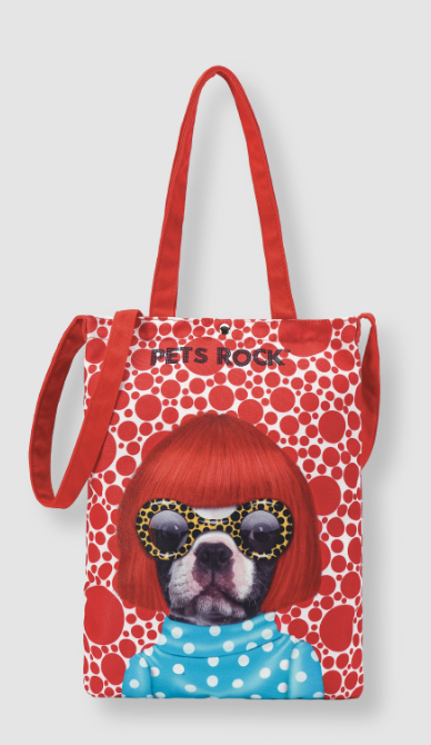 Pets Rock Taiwan Family Mart Limited Polyester Tote Side Bag Type D