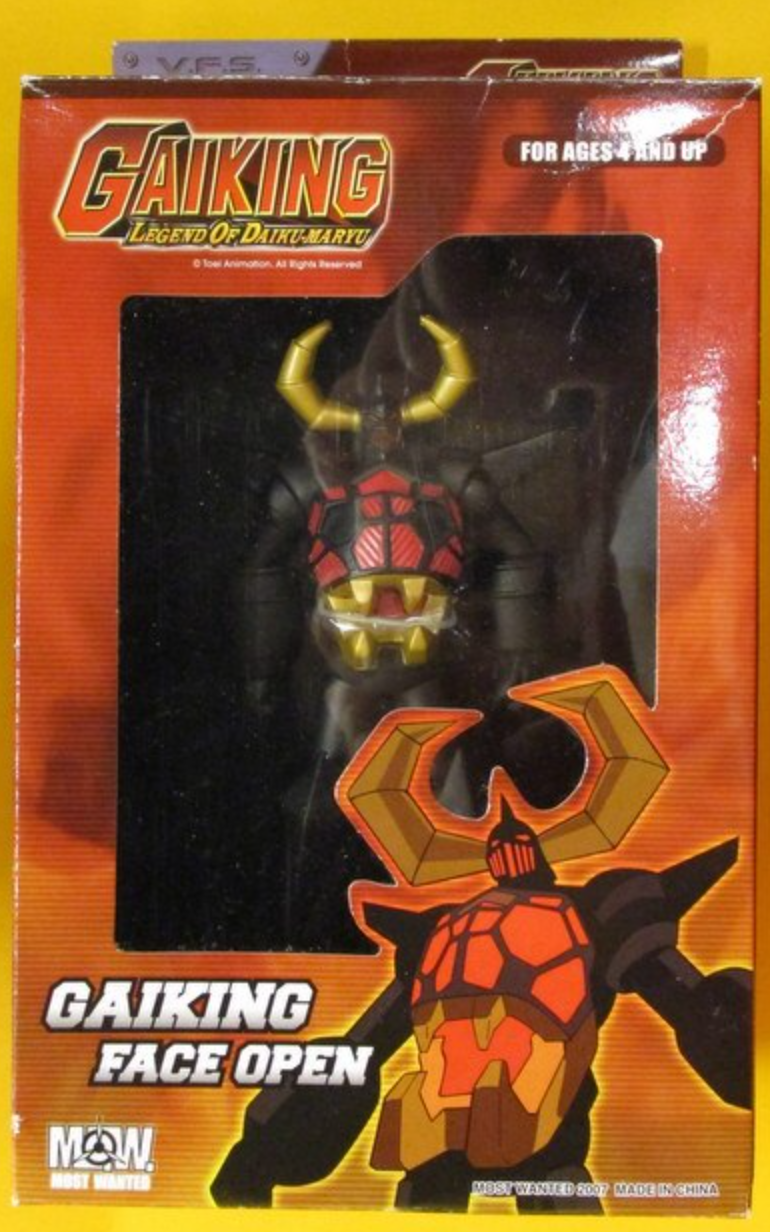 Most Wanted V.F.S. SP Gaiking Legend Of Daiku Maryu Gaiking Face Open Trading Figure