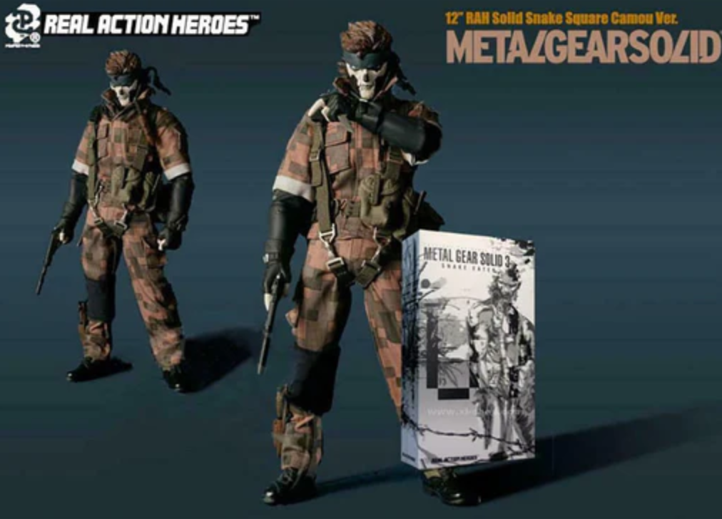 Medicom Toy 1/6 12" RAH Real Action Heroes Metal Gear Solid 3 Snake Eater Action Figure