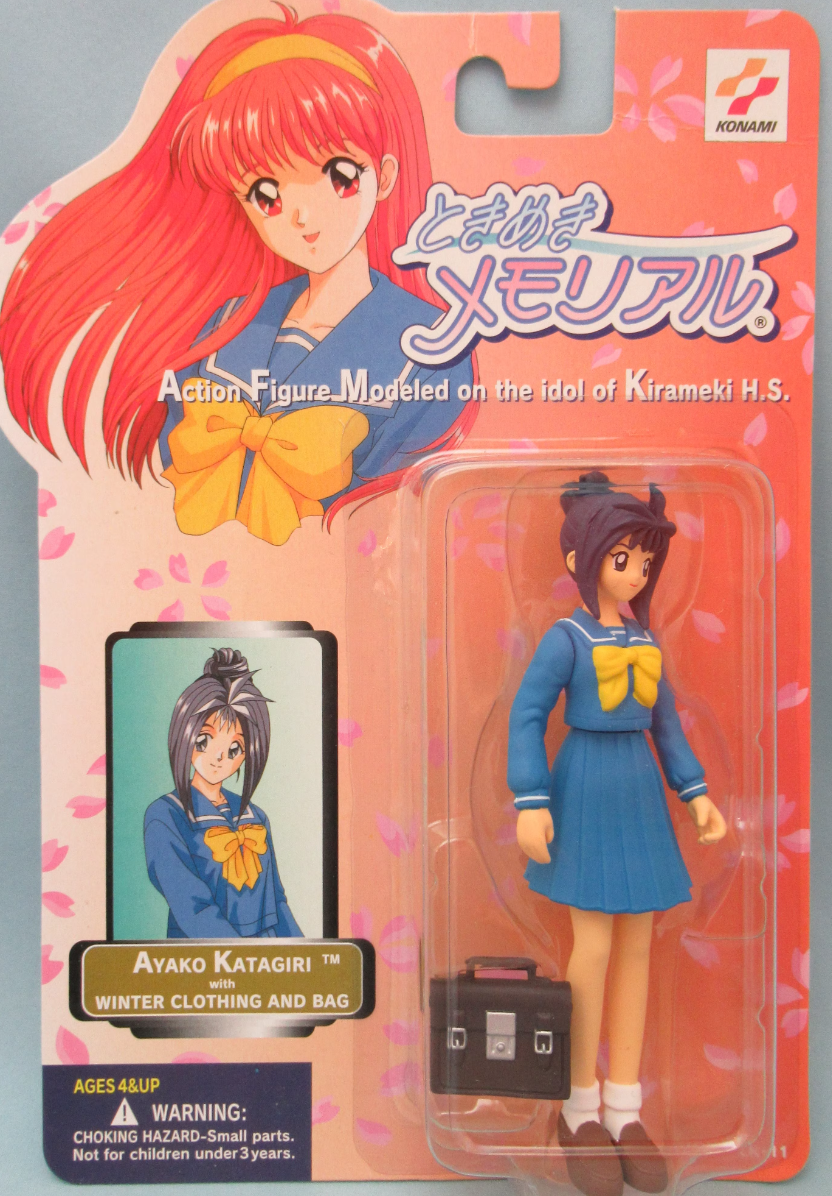 Konami Tokimeki Memorial Modeled on the Idol of Kirameki H.S. Ayako Katagiri Action Figure