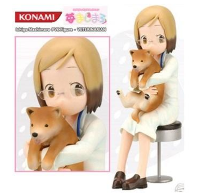 Konami Ichigo Mashimaro Strawberry Marshmallow Sakuragi Matsuri Pvc Figure