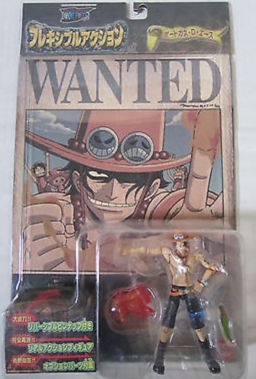 Bandai One Piece Flexible Portgas D Ace Action Figure Lavits Figure