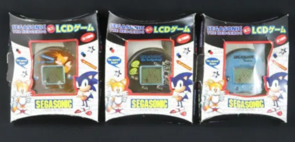 Sega 1998 Sonic Adventure The Hedgehog 3 Mini LCD Game Set