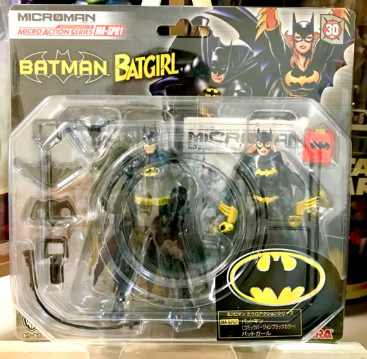 Takara 1/18 Microman MA-SP01 Batman & Batgirl Action Figure