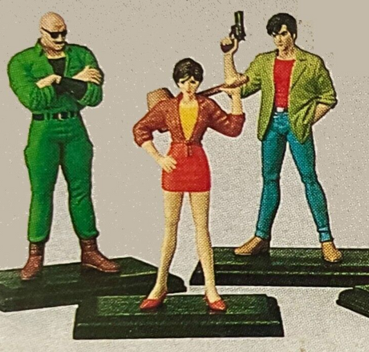 Banpresto 1998 Tsukasa Hojo Collection City Hunter 3 Pvc Trading Figure Set