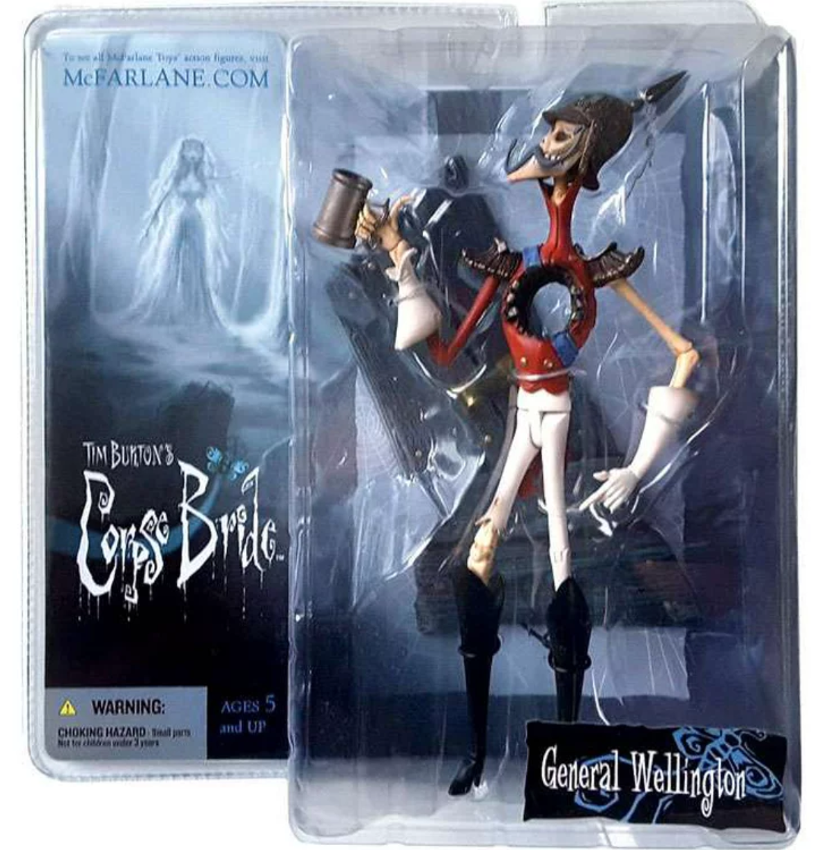 McFarlane Toys Tim Burton's Corpse Bride Series 1 General Wellington Trading Figure