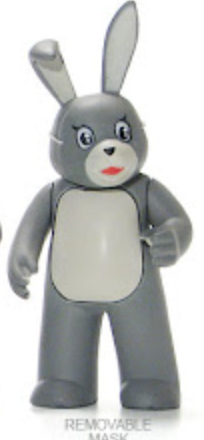 Strangeco 2008 The Vivisect Playset Luke Chueh Mugs Bunny Original ver 3" Trading Figure