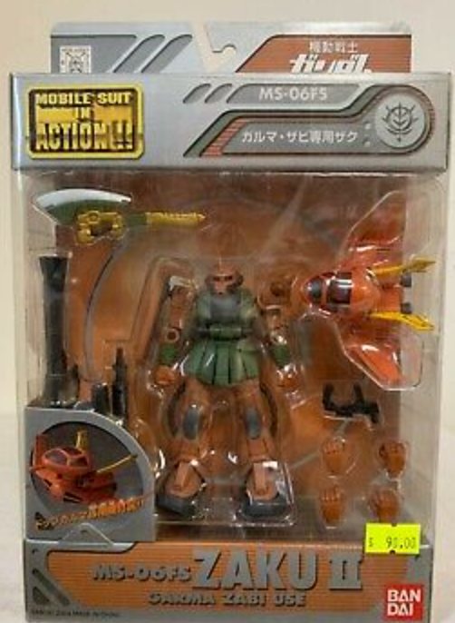 Bandai Mobile Suit in Action MSIA MIA Gundam Zaku MS-06FS Figure