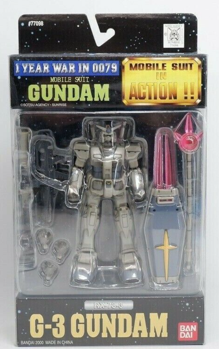 Bandai Mobile Suit in Action MSIA MIA RX-78-3 G-3 Gundam Figure