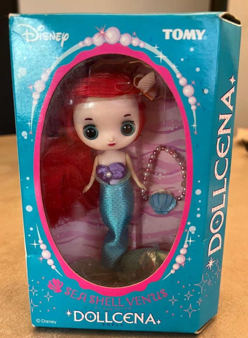 Tomy Dollcena Disney Sea Shell Venus Doll Figure