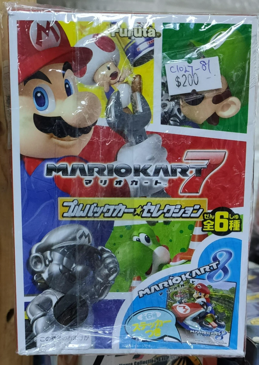 Furuta Super Mario Bros Mario Kart 7 6 Trading Figure Set