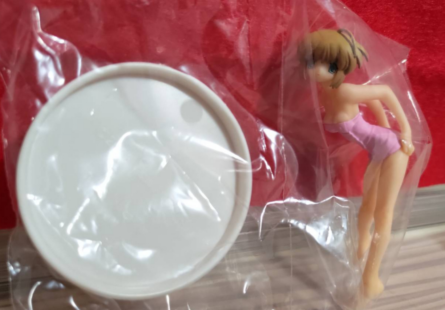 Toy's Works Dengeki G's Magazine Little Busters Komari Kamikita Bath Pink ver Trading Figure