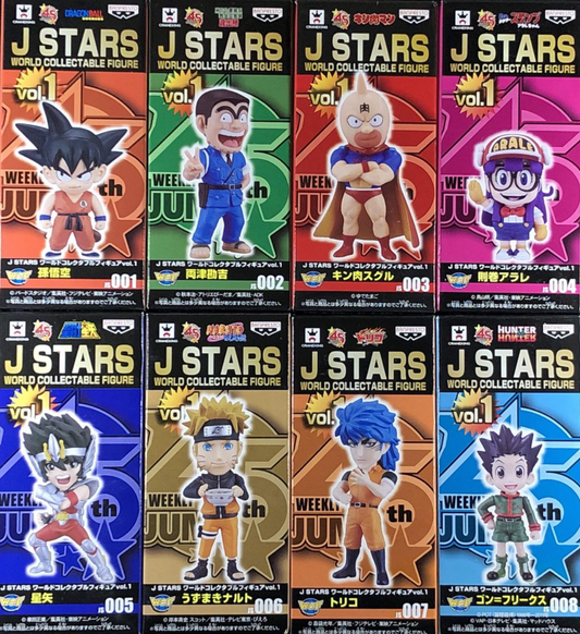 Banpresto World Collectable Figure WCF J Stars Vol 1 8 Trading Figure Set