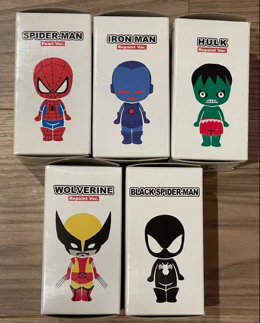 Asunarosya Marvel 3age Series 3 5 Trading Figure Set