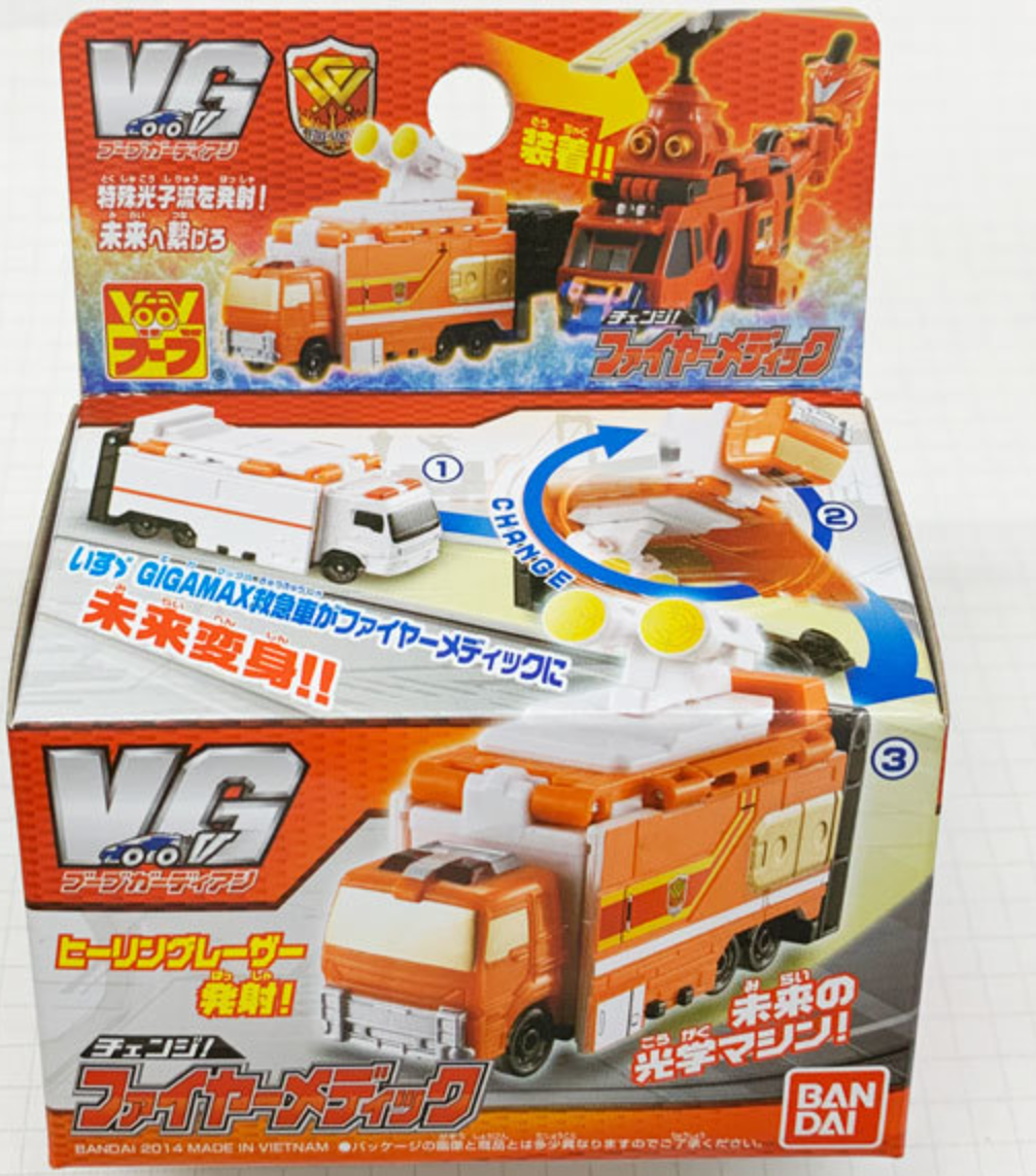 Bandai Voov Guardian VG Fire Medic Action Figure