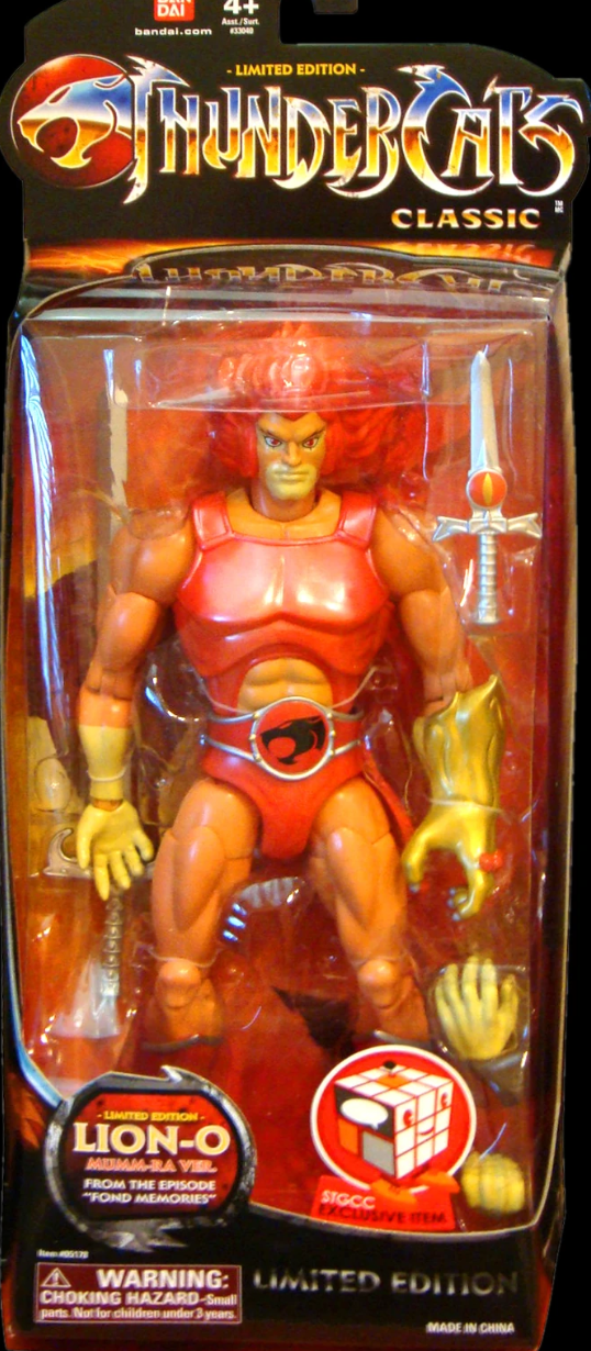 Bandai 2011 Thundercats Classics Lion-O STGCC Limited Edition Mumm-Ra ver 8" Action Collection Figure
