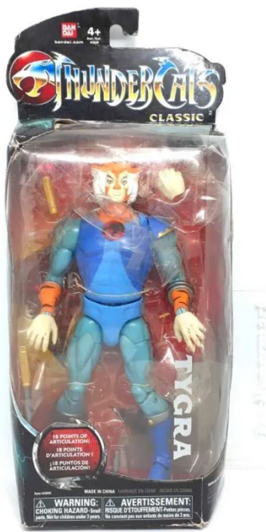 Bandai 2011 Thundercats Classics Tygra 8" Action Collection Figure