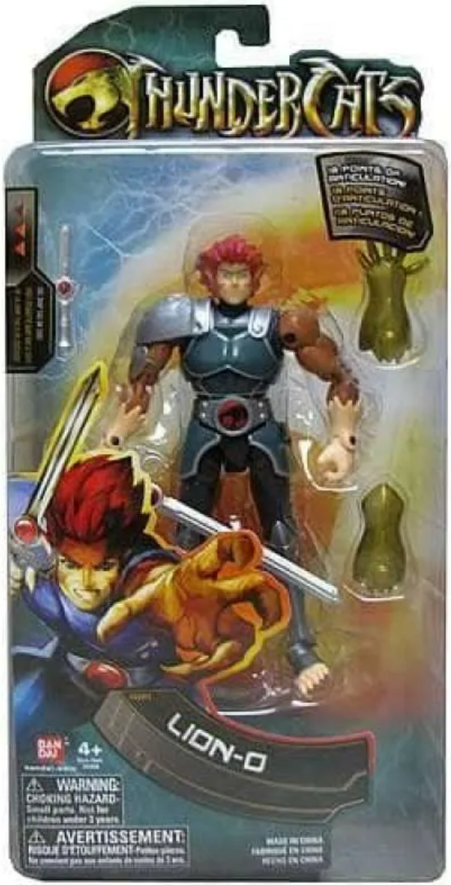 Bandai 2011 Thundercats Animated Adventure Series Lion-O 6" Action Figure