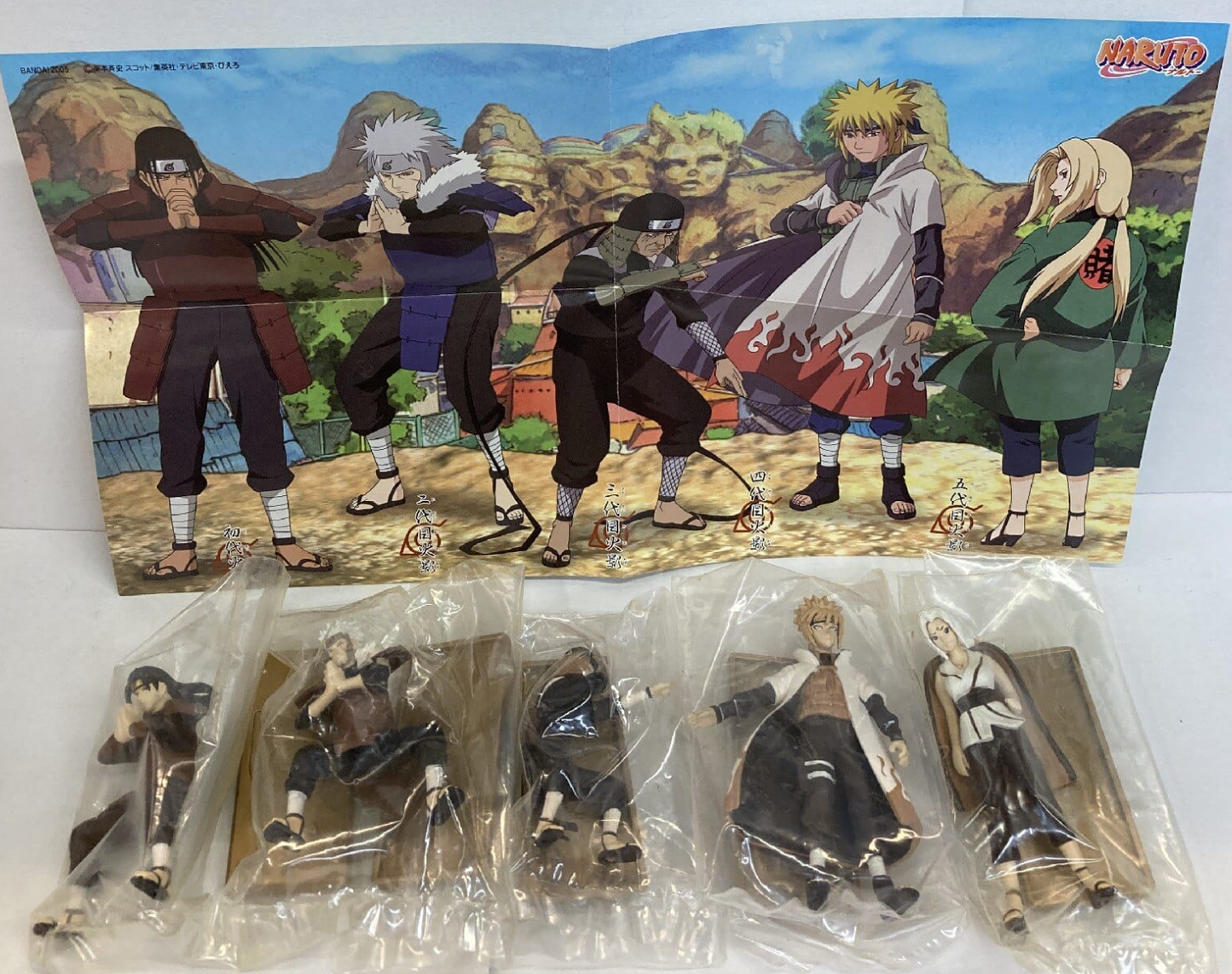 Bandai Naruto Shippuden Ningyou Hokage Special Limited Edition 5 Trading Figure Set