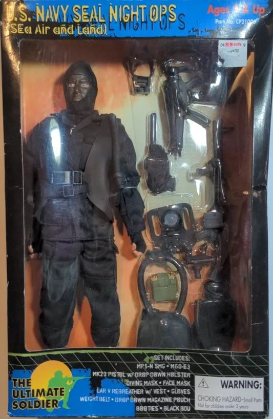 21st Century Toys 1/6 12" Ultimate Soldier U.S. Navy Seal Night Ops Sea Air and Land Action Figure