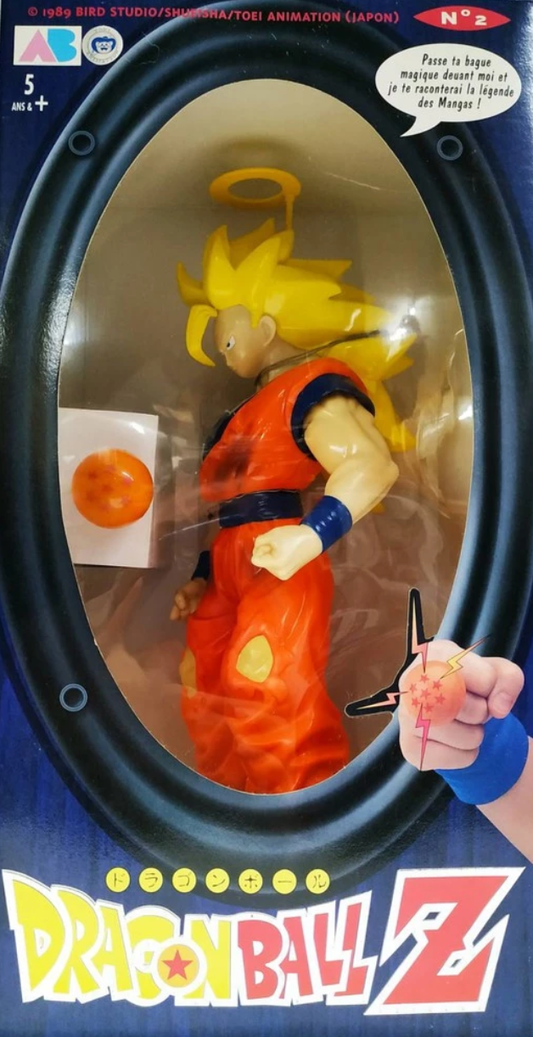 Japan 1989 Bird Studio Toei Animation Dragon Ball Music Sound Super Saiyan 3 Son Goku 16" Trading Figure