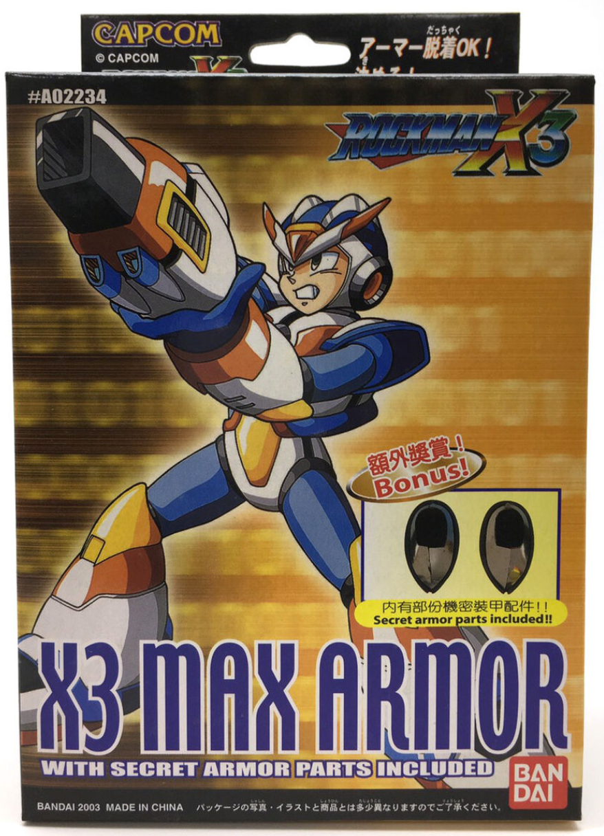 Bandai Capcom #A02234 Mega Man Rockman X3 Max Armor Model Kit Figure
