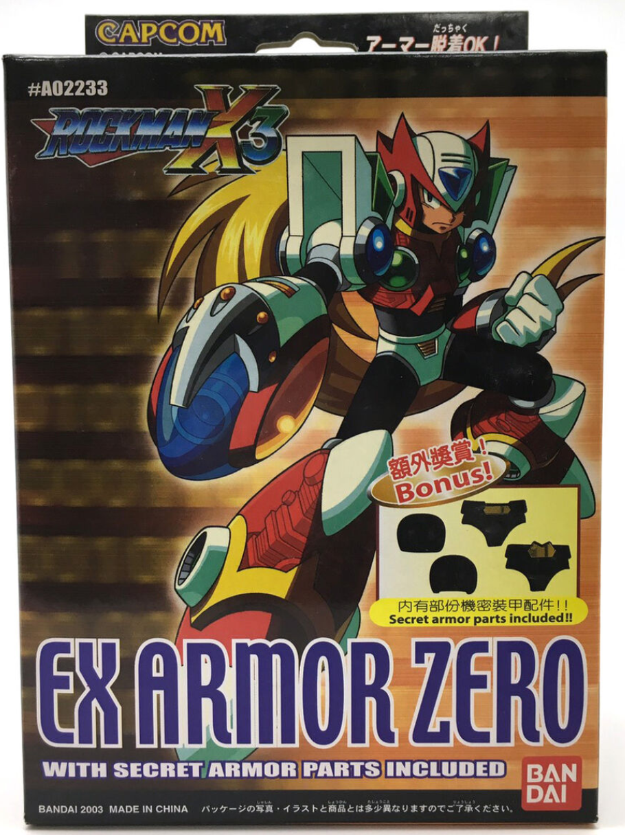 Bandai Capcom #A02233 Mega Man Rockman X3 EX Armor Zero Model Kit Figure