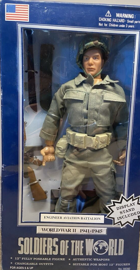 Formative international 1/6 12" Soldiers of the World World War II 1941-1945 Engineer Aviation Battalion Action Figure