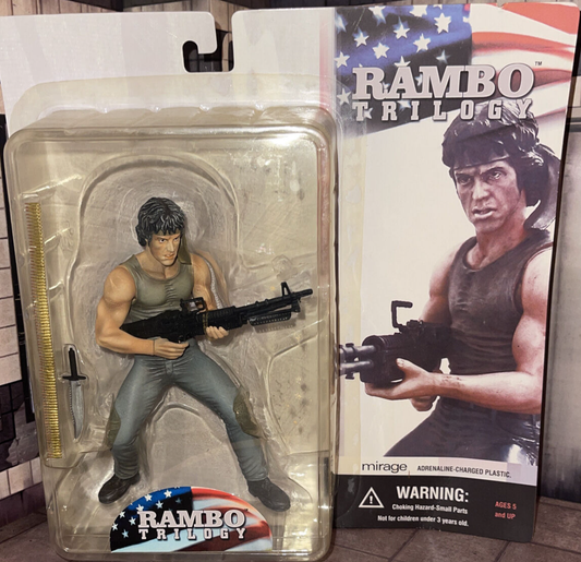 Mirage Toys Rambo Trilogy First Blood  Trading Figure