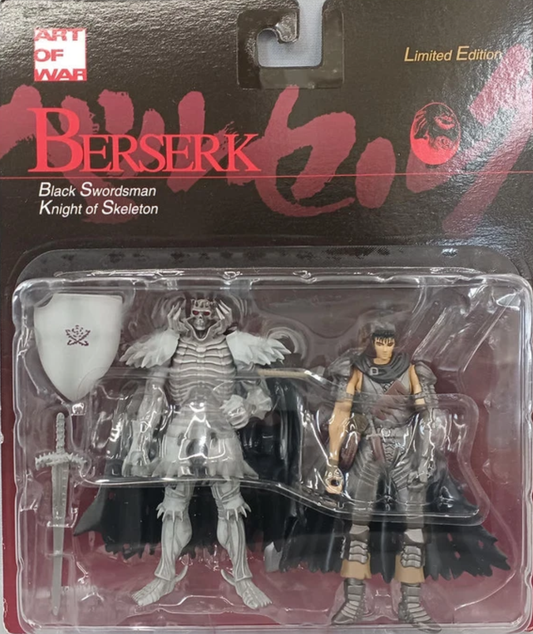 Art Of War Berserk Black Swordsman & Knight of Skeleton Limited Edition Trading Figure