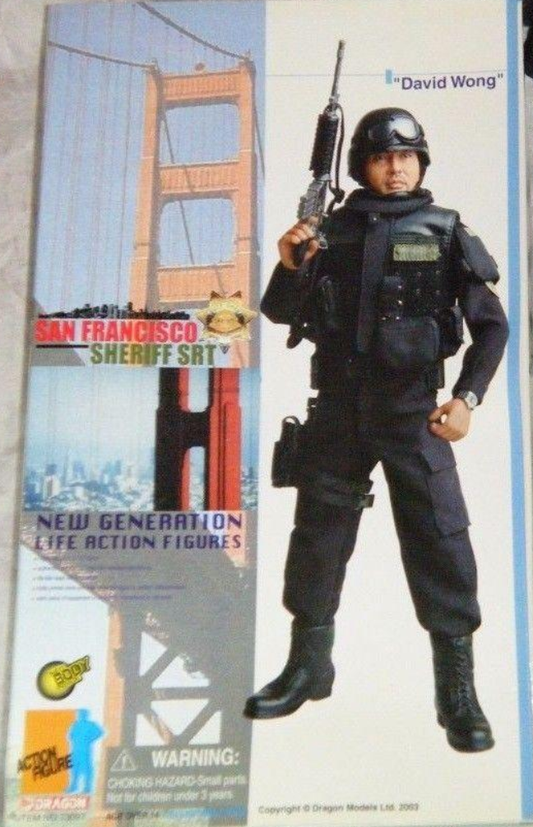 Dragon 12" 1/6 San Francisco Sheriff SRT David Wong Action Figure