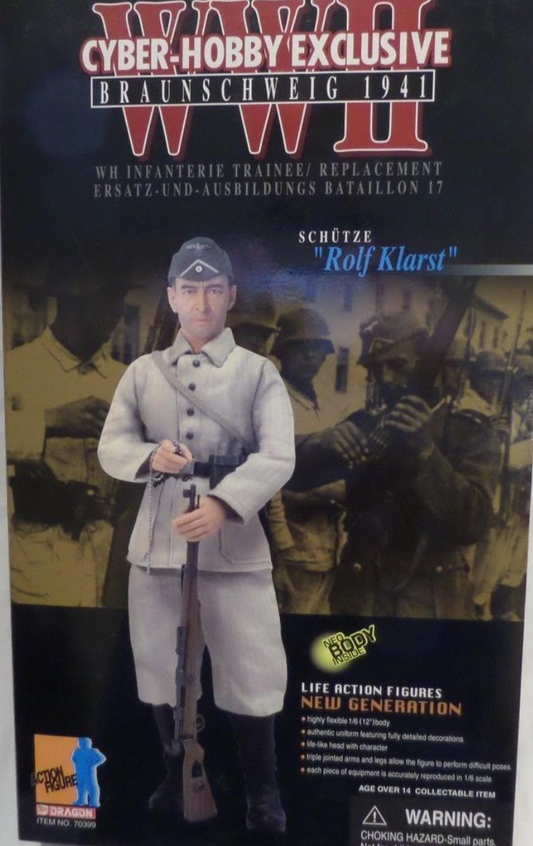 Dragon 12" 1/6 70399 Braunschweig 1941 SH Infanterie Trainee Schutze Rolf Klarst Action Figure