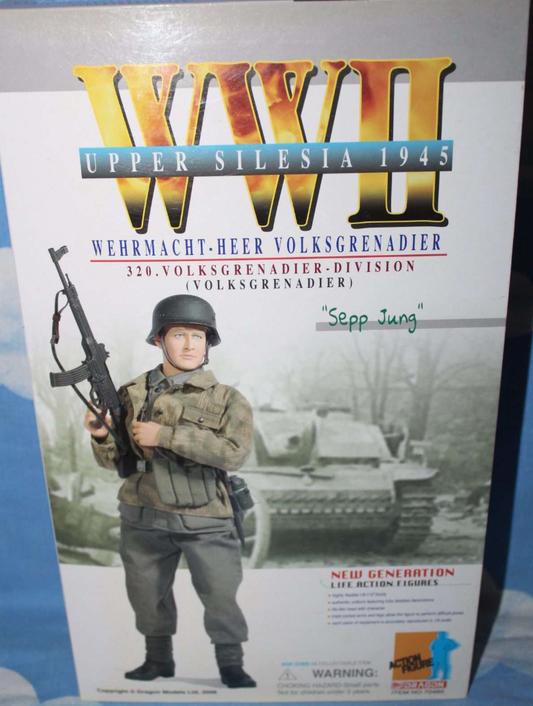 Dragon 1/6 12" 70485 WWII Upper Silesia 1945 Wehrmacht Heer Volksgrenadier Volksgrenadier Sepp Jung Action Figure