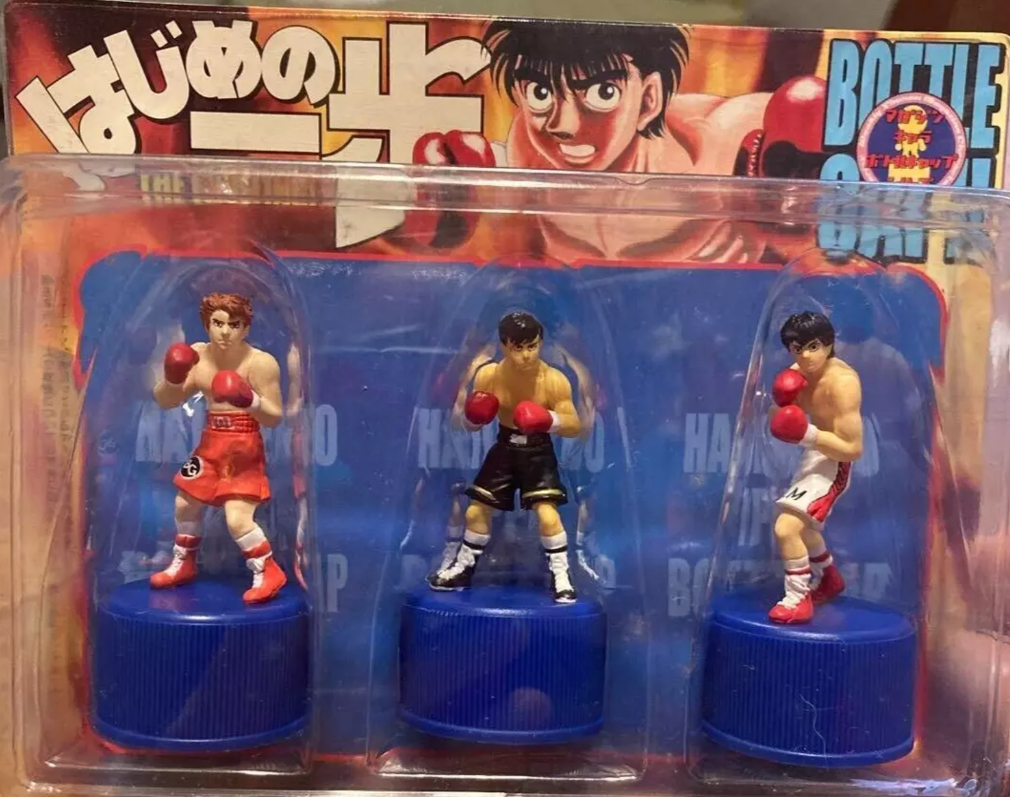 Hajime no Ippo Bottle Cap Red ver 3 Trading Figure Set