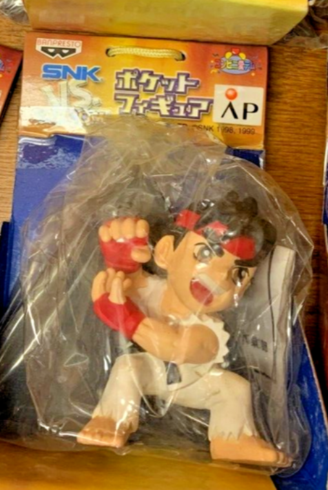 Banpresto Capcom vs SNK Street Fighter Ryu Key Chain Holder Trading Figure
