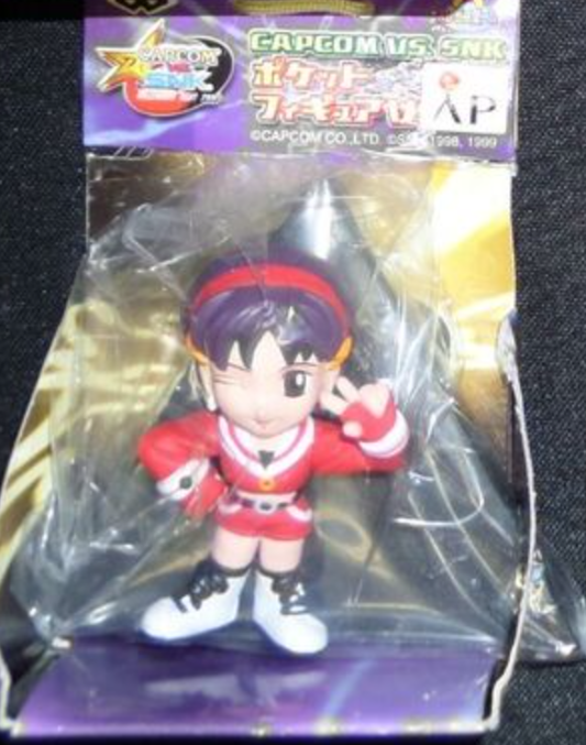 Banpresto Capcom vs SNK Street Fighter Athena Key Chain Holder Trading Figure