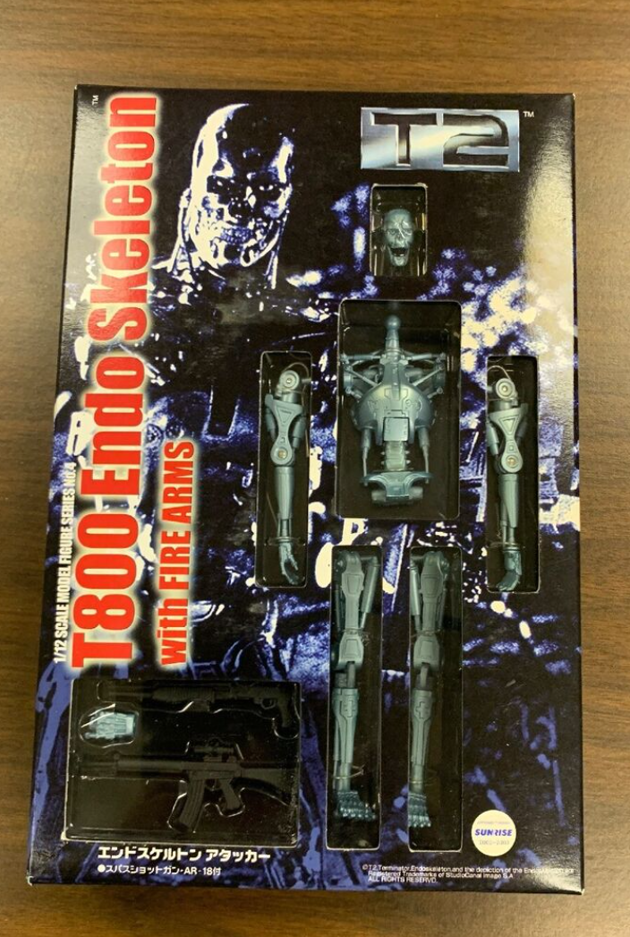Skynet 1/12 Terminator 2 Judgment Day No 4 T-800 Endo Skeleton with Fire Arms Action Figure
