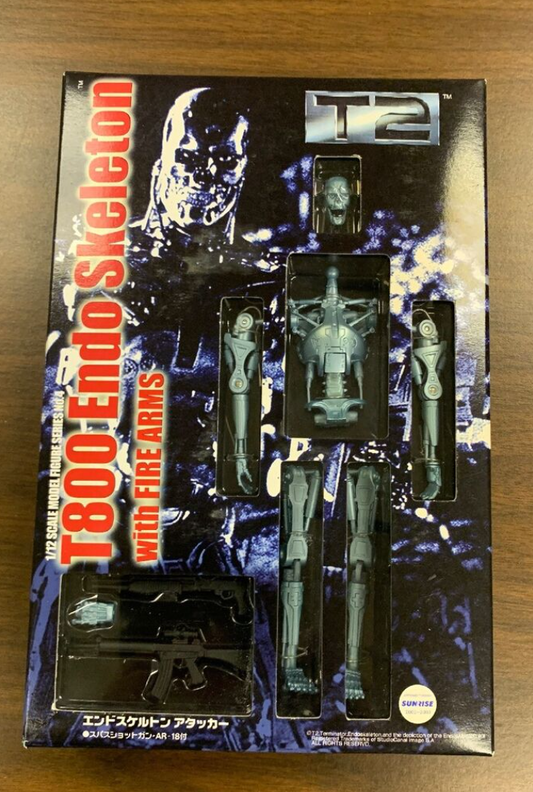 Skynet 1/12 Terminator 2 Judgment Day No 4 T-800 Endo Skeleton with Fire Arms Action Figure