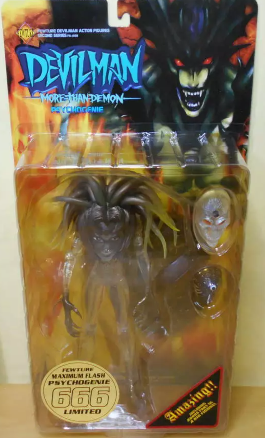 Fewture Devilman Go Nagai Psychogenie Maximum Flash 666 Limited Clear ver Action Figure