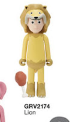Cube Works 2004 Groovisions Brockmann Light Volume 02 Animals GRV2174 Lion 2.5" Vinyl Figure