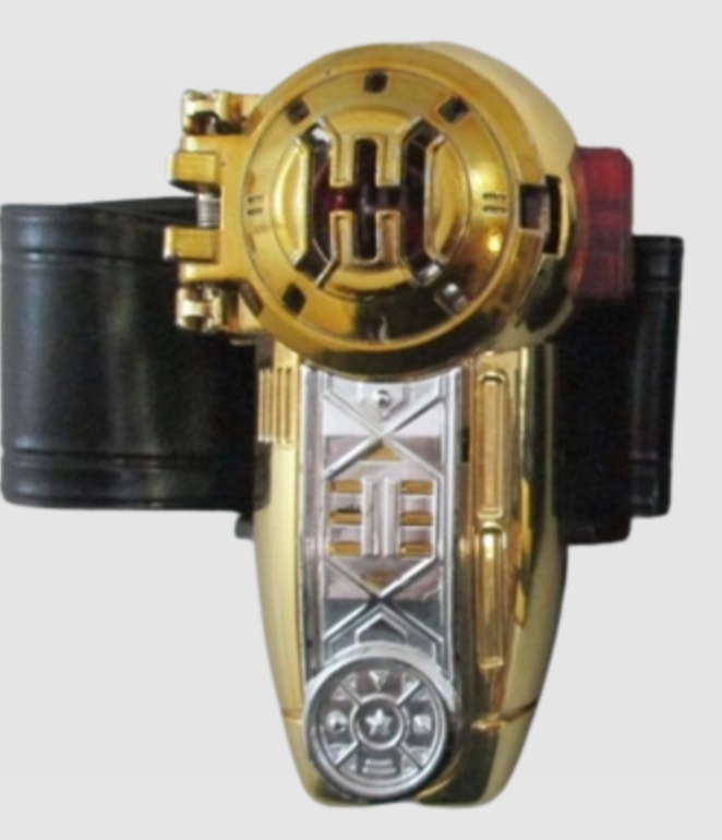 Bandai Power Rangers Zeo Ohranger Zeonizer Gold Morpher Play Set #2576 Used