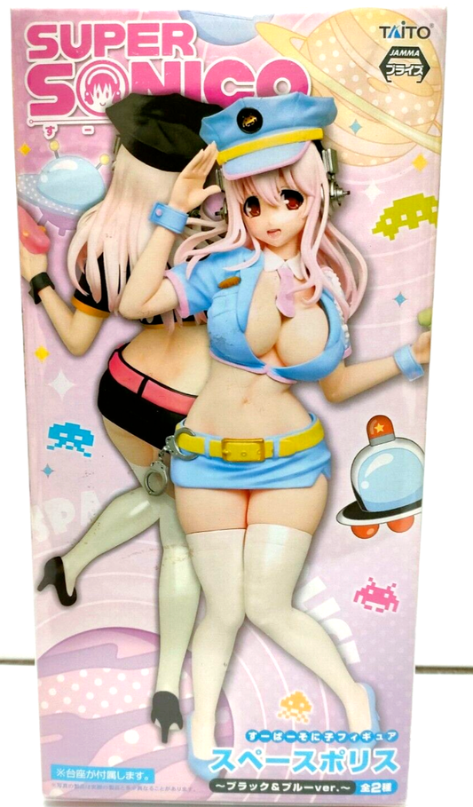 Taito Nitro Super Sonico Space Police Blue ver Pvc Figure