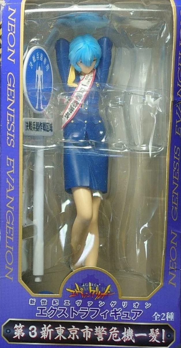 Sega Neon Genesis Evangelion Keep Out T3PD Police Uniform Rei Ayanami Trading Figure