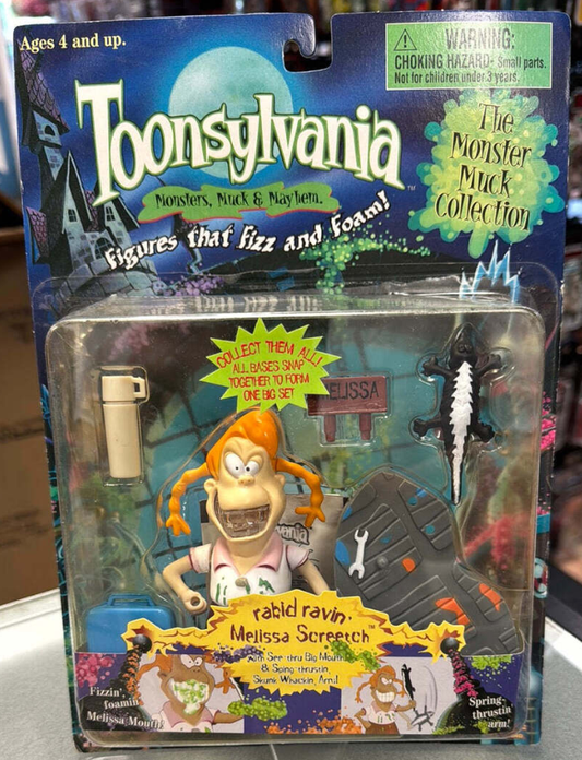 Toy Island Toonsylvania Monsters Muck Mayhem Rabid Ravin Melissa Screetch Trading Figure
