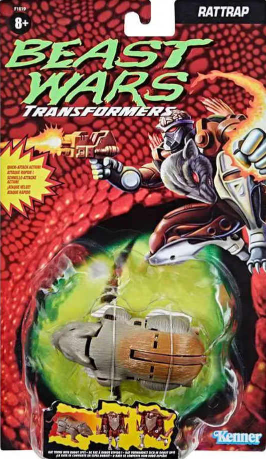 Kenner Beast Wars Transformers Deluxe Rattrap Action Figure