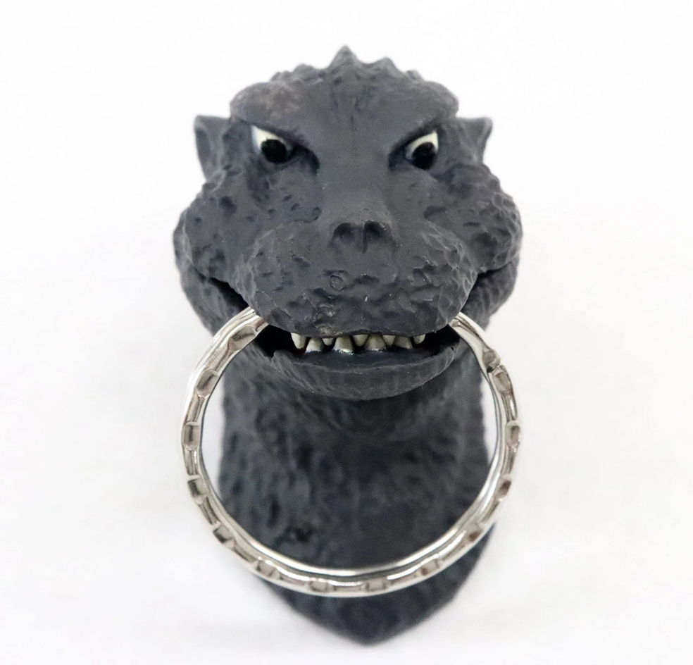 Folkart Toho Godzilla 1954 Magnet Key Ring Chain Holder 2" Trading Figure