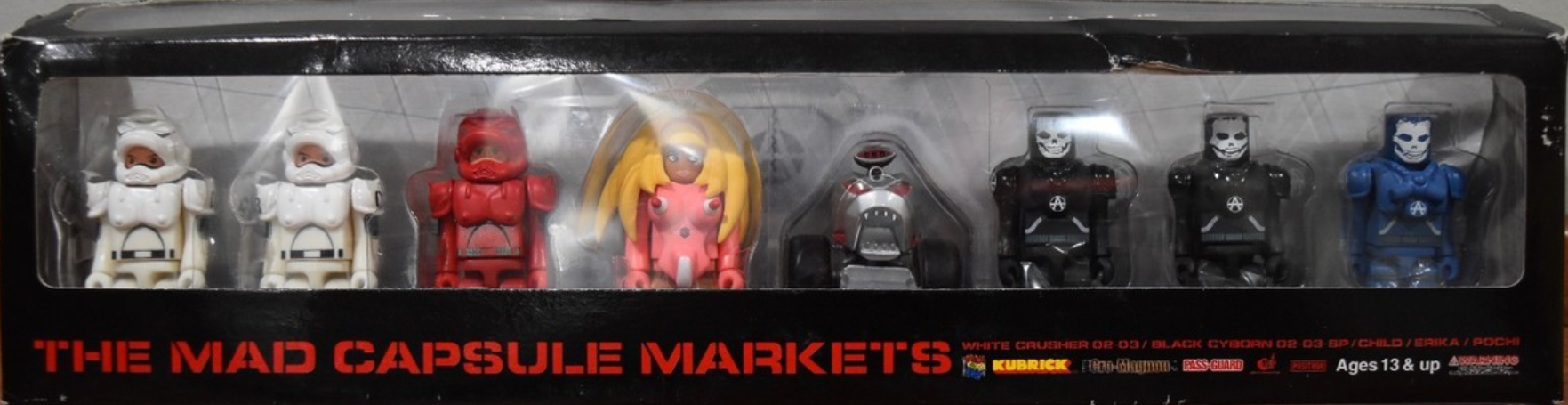 Medicom Toy Kubrick 100% The Mad Capsule Markets 8 Action Figure Medicom Toy Kubrick 100% The Mad Capsule Markets 8 Action Figure